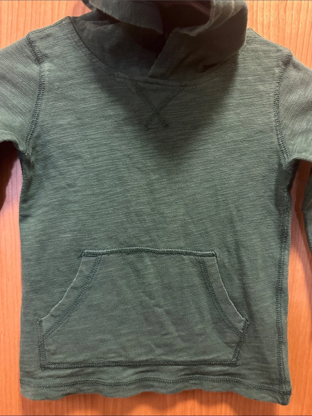 EUC Green Carter’s size 3T hoodie with a dinosaur spiked hood.